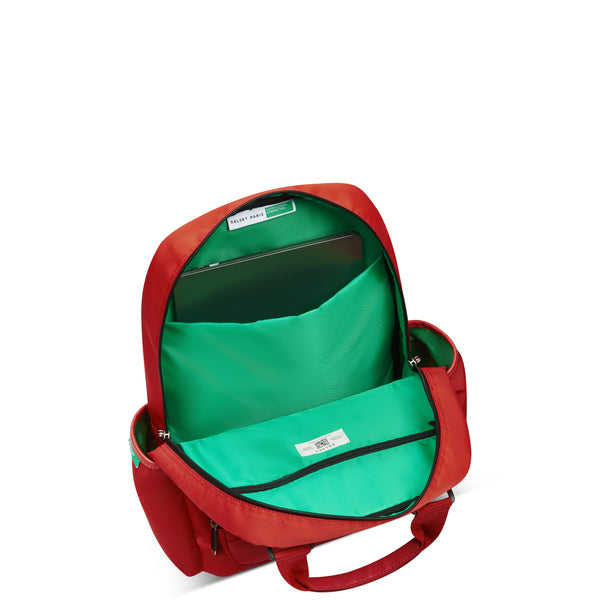 COLOR BLOCK TOTE BACKPACK