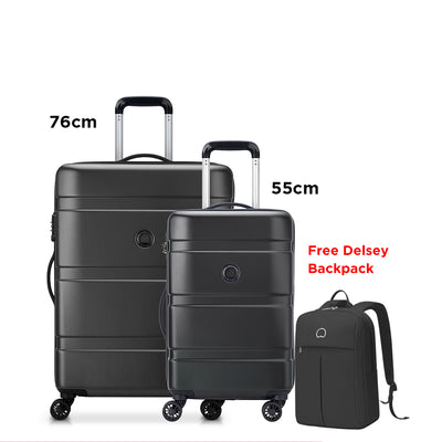 AIRSHIP 2.0  2 PIECE SET - BLACK + AGREABLE BACKPACK