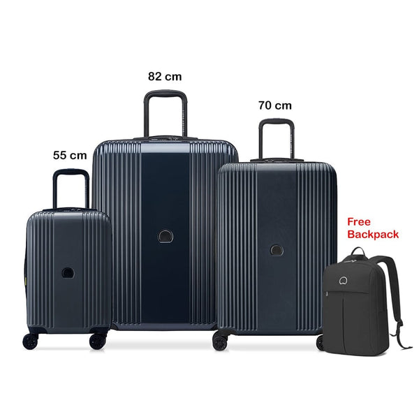 Ophelie Set Of 3 Ink Blue + Backpack