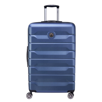 Delsey Air Armour 80cm Hardcase 4 Double Wheel Expandable Large Check-In Luggage Trolley Night Blue - 00386683002T9