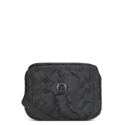Delsey Picpus 2 Comparment  Horizontal Mini Crossbody Bag Black Camouflage - 00335411110
