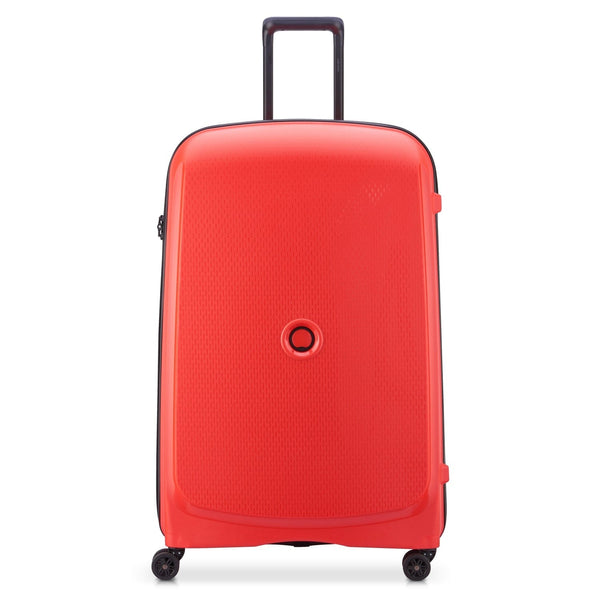 Delsey Belmont Plus 83cm Hardcase 4 Double Wheel Expandable Large Check-In Luggage Trolley Faded Red - 00386183034