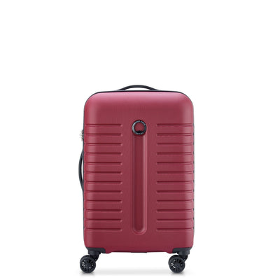 Delsey Iroise 55cm Hardcase 4 Double Wheel Cabin Luggage Trolley Red - 00379280104