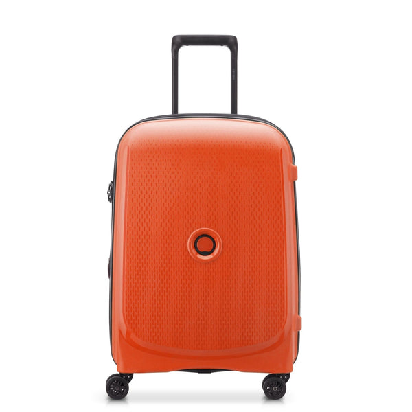 Delsey Belmont Plus 61cm Hardcase 4 Double Wheel Expandable Cabin Luggage Trolley Orange - 00386180525