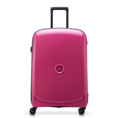 Delsey Belmont Plus 61cm Hardcase 4 Double Wheel Expandable Cabin Luggage Trolley Raspberry - 00386180519