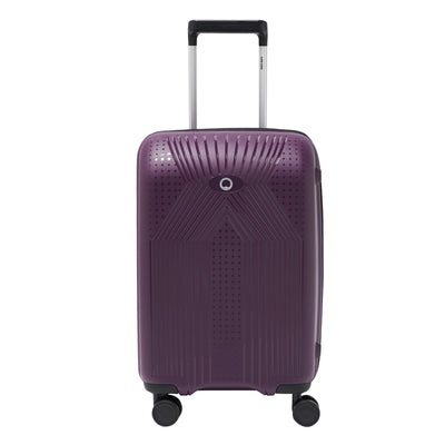Delsey Ordener 2.0 55cm Hardcase 4 Double Wheel Expandable Cabin Luggage Trolley Purple - 00384680108E9