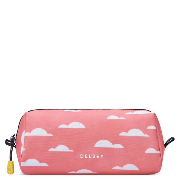 Pink Planet Clouds Cosmetic Pencil Pouch - Small Size