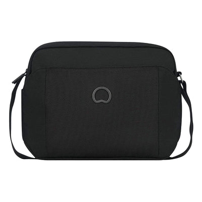 Delsey Picpus 2 Compartment Horizontal Mini Crossbody Bag - Black - 00335411100 BLK - Jashanmal Home